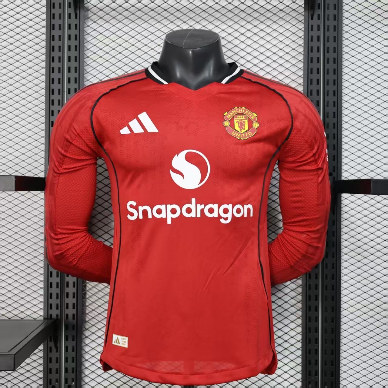 2025-26 Manchester United Home Long Sleeve Jersey