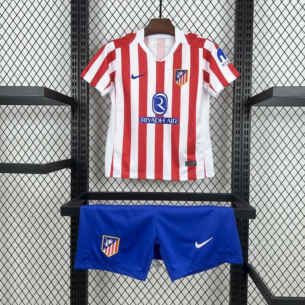 25-26 Atletico Madrid Home Kids Jersey