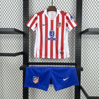 25-26 Atletico Madrid Home Kids Jersey