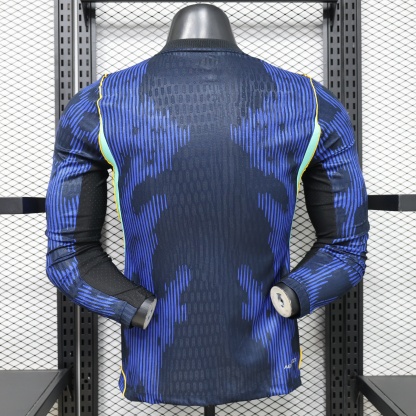 2026 World Cup Brazil Away Long Sleeve Jersey