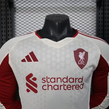 2025-26 Liverpool Away Long Sleeve Jersey