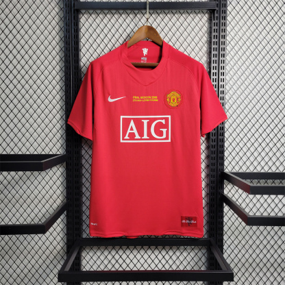 07/08 Manchester United Champions League version home Retro