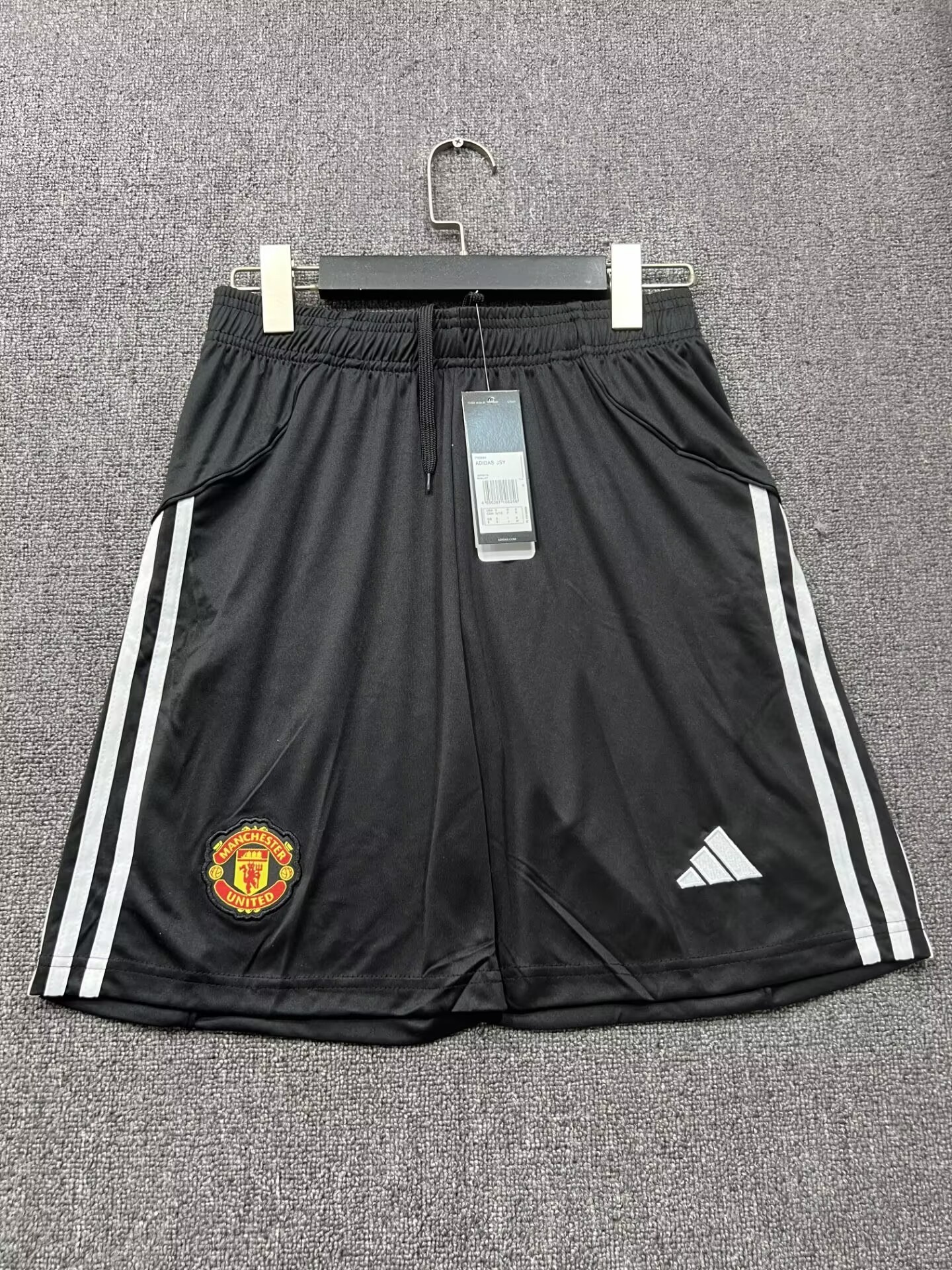 2025-26 Manchester United Home Black Shorts
