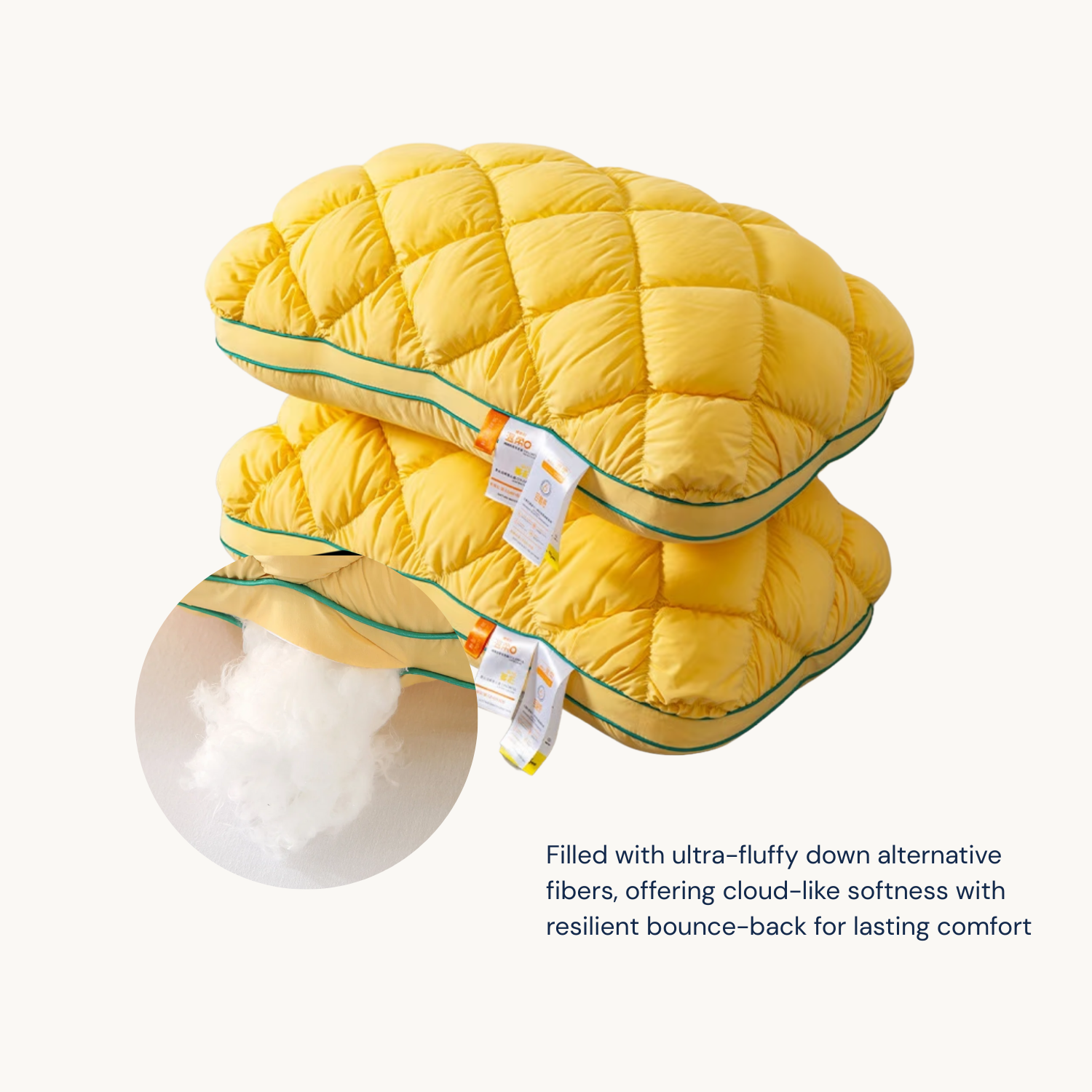 Pineapple Cloud-Like Pillow