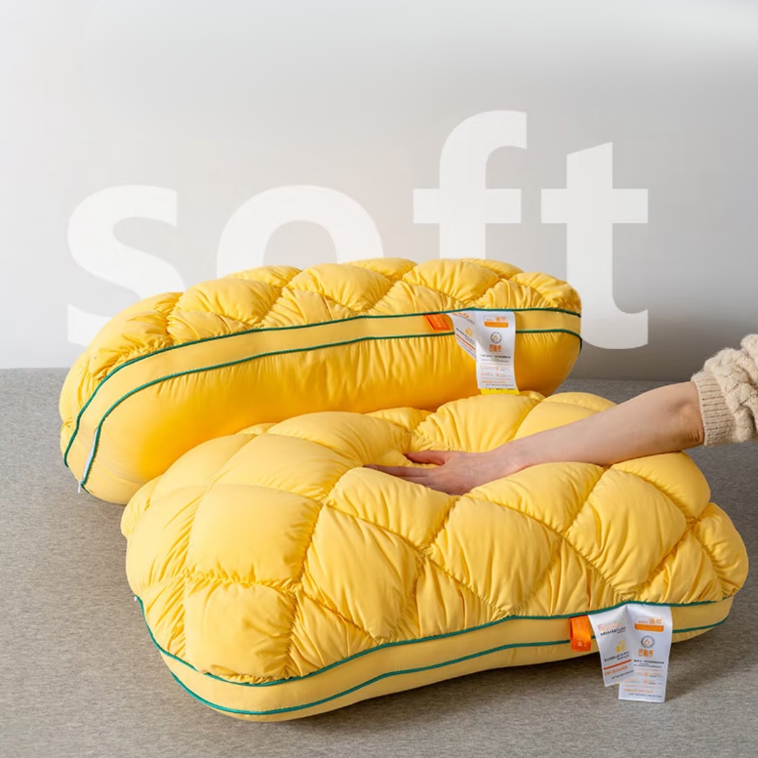 Pineapple Cloud-Like Pillow