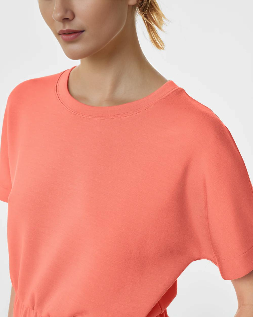 AirEssentials Cinched T-Shirt Dress (Buy 2 Free Shipping)