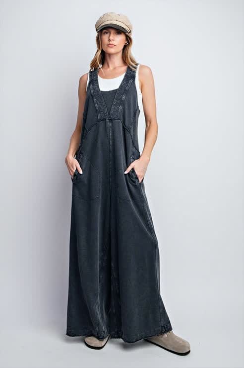 Relaxed Fit Wide Leg Jumpsuit(Buy 2 Free Shipping)