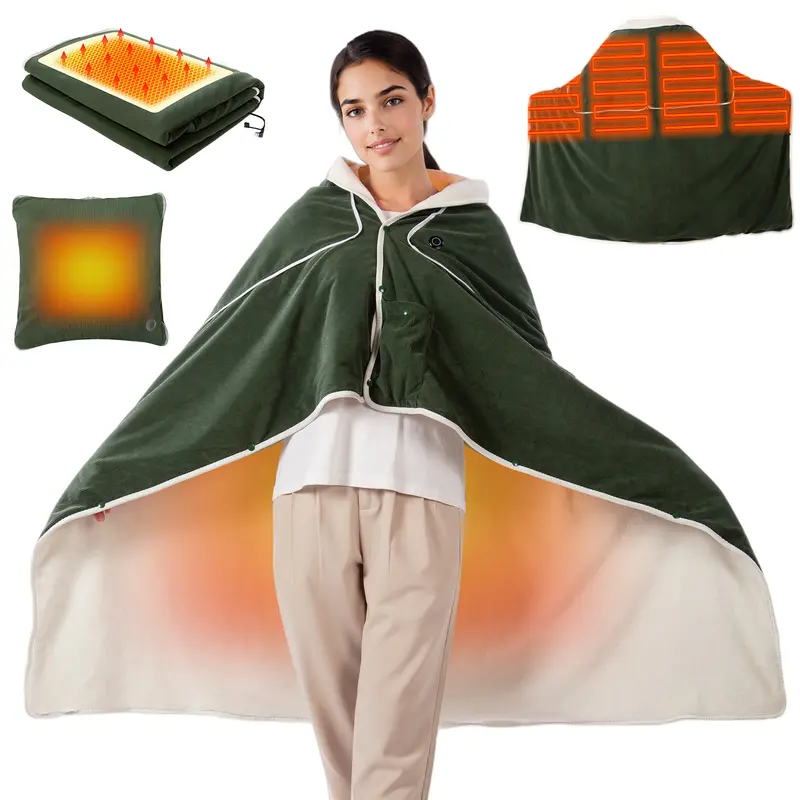 🎅Best Winter Gifts 🔥Favorite Portable Heated Shawl (Buy 2 Free Shipping)