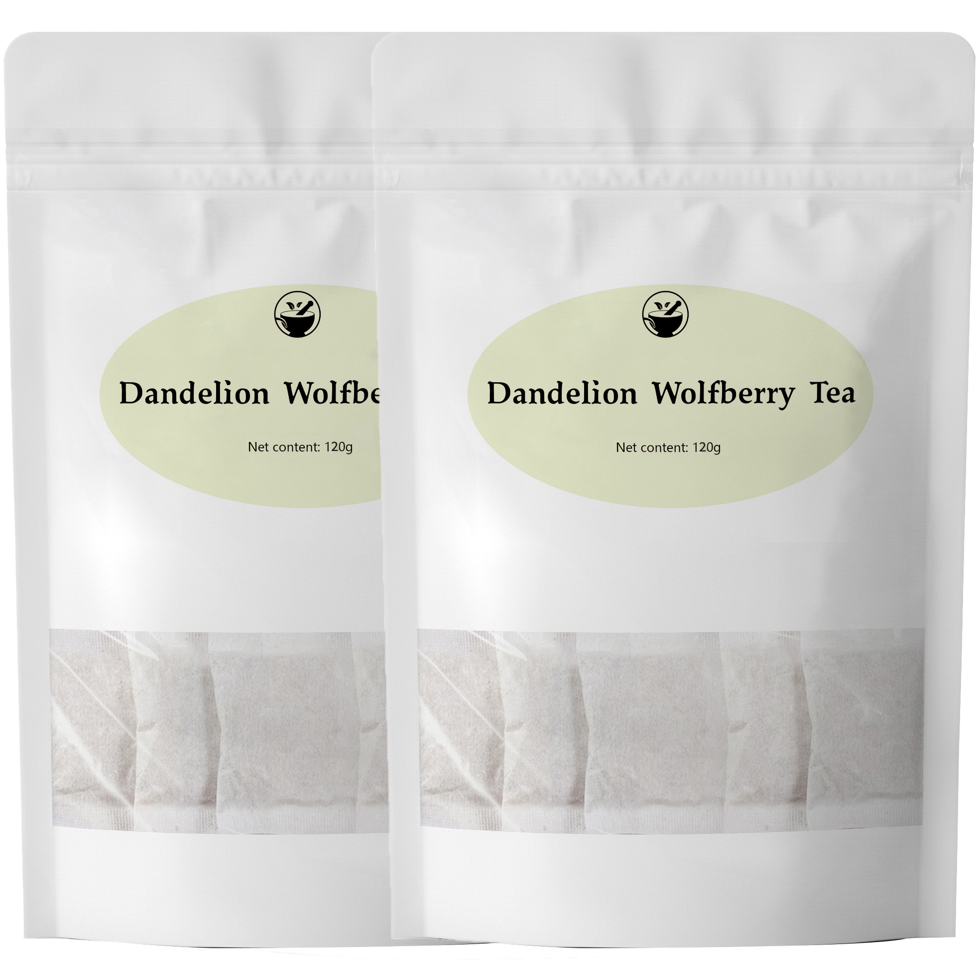 Dandelion Wolfberry Tea, Natural Tea with Dandelion,Wolfberry, Cassia Seed and Chrysanthemum 30 Teabags per Pack
