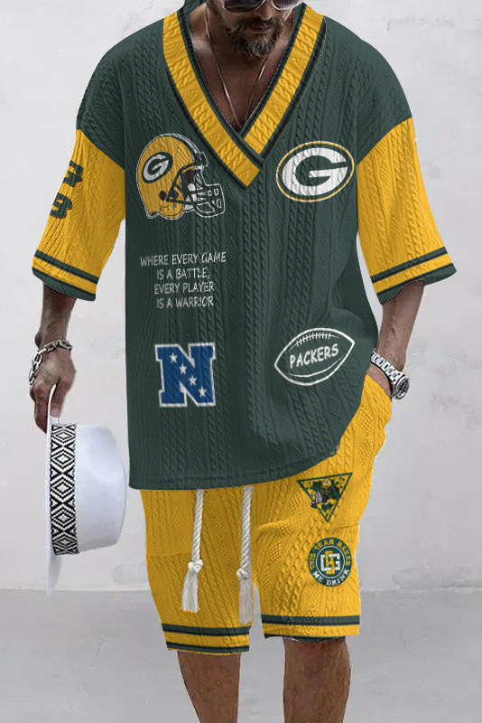 Men's Limited Edition Top And Shorts Two-Piece Suits