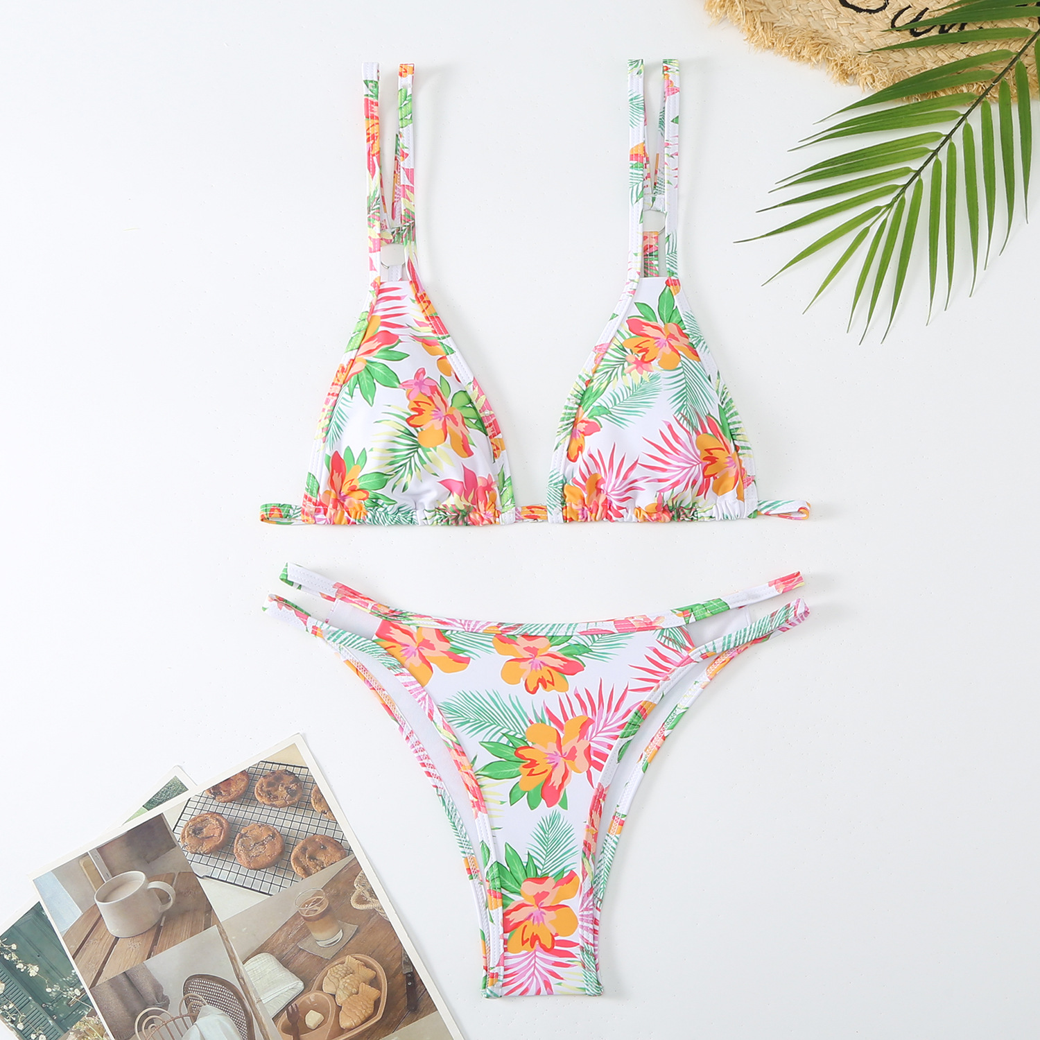 Ladies Sexy Printed Bikini Set