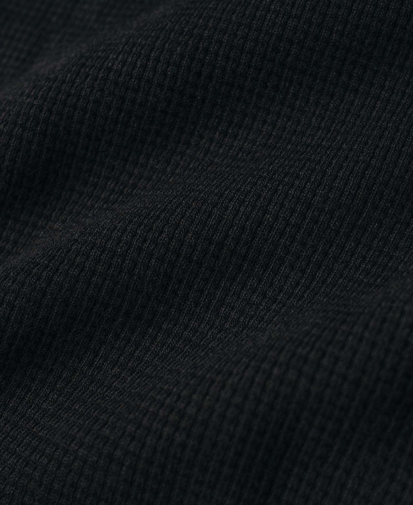 Heavyweight Waffle Cotton Underwear - Black