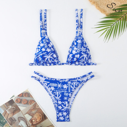 Ladies Sexy Printed Bikini Set