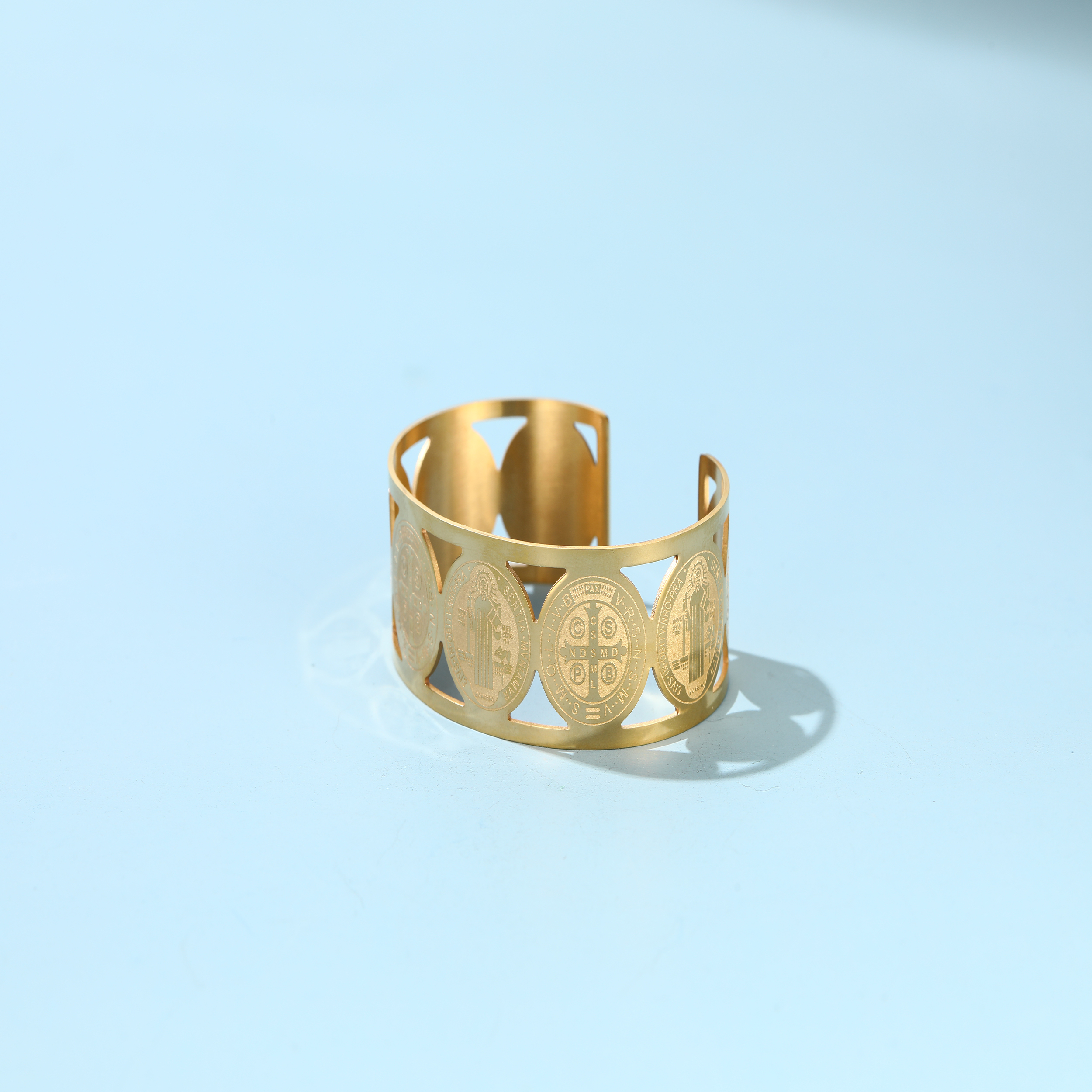 Gold Bracelet Upper Arm Cuff Bracelets Wide Chunky Bangle Jewelry Gift for Women