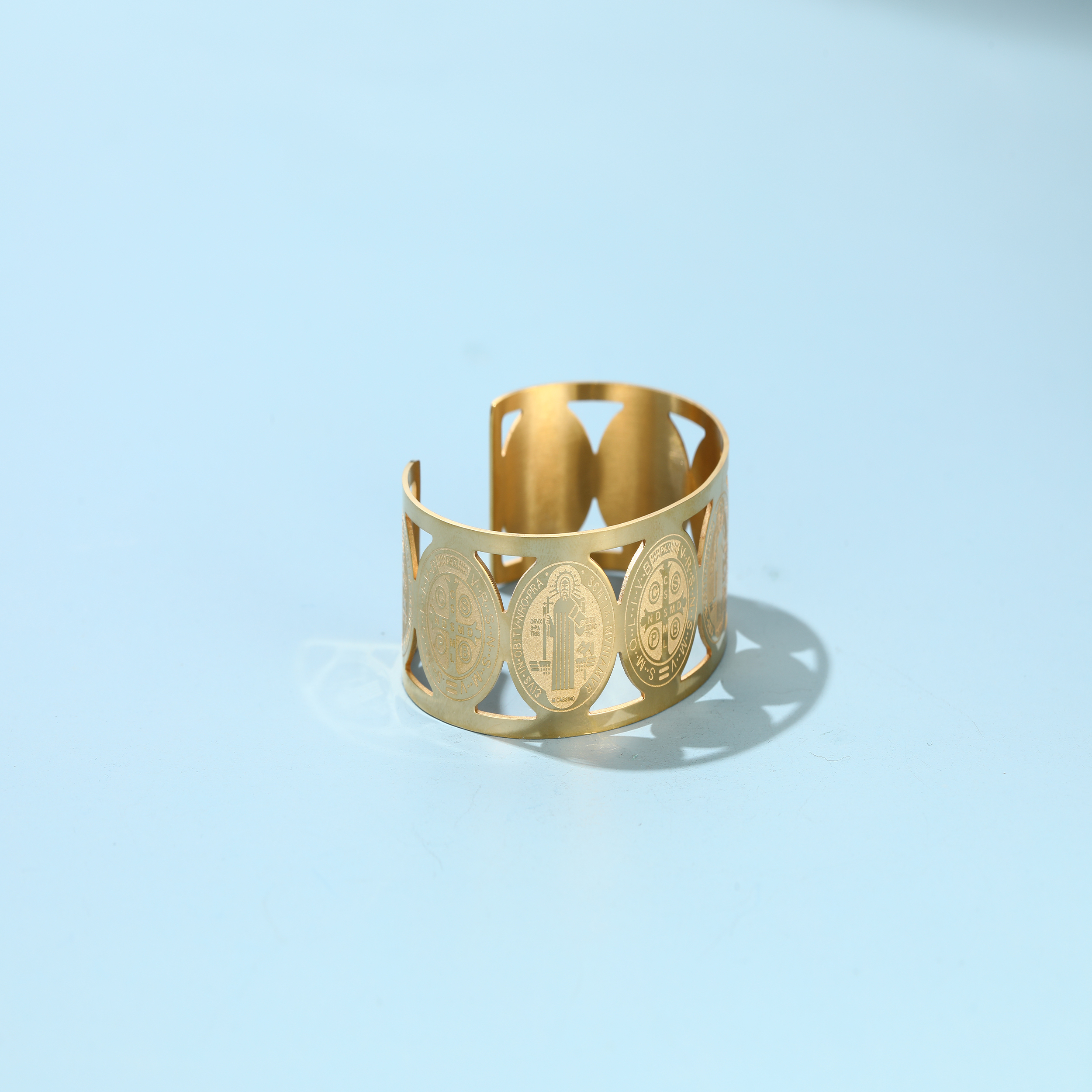Gold Bracelet Upper Arm Cuff Bracelets Wide Chunky Bangle Jewelry Gift for Women
