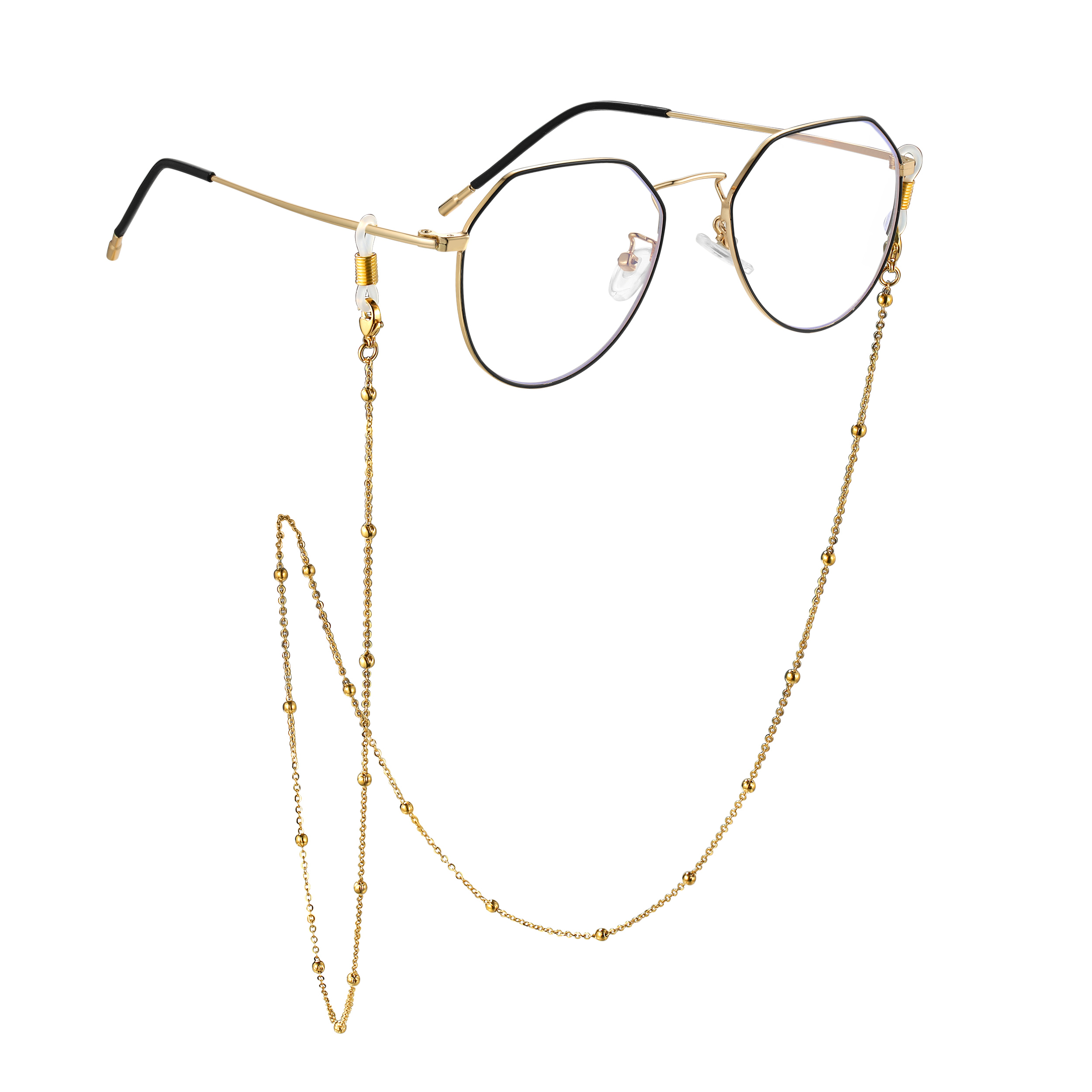 ChainsHouse 14K Gold Eyeglasses Chain Holder for Women and Men, Necklace Strap for Sunglasses