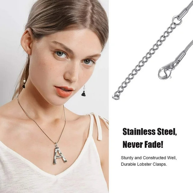 ChainsHouse Snake Chain Necklace for Women, Rope Chain Necklaces for Men Jewelry(1.5MM Wide), 18"-30" Length, Silver/Gold/Black/Stainless Steel, with Gift Box
