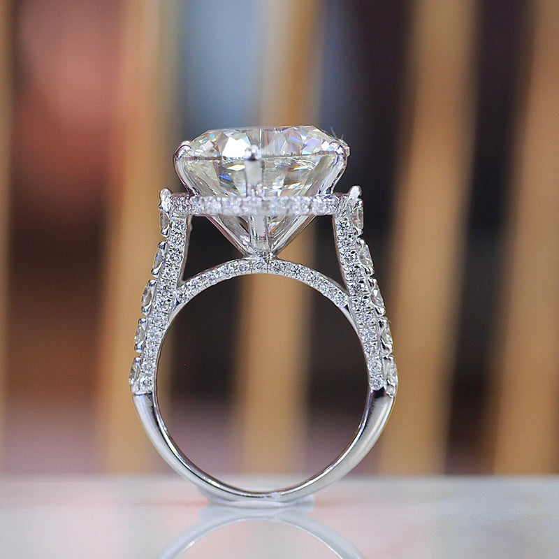 6Ct Luxurious 6 Prong Round Cut Engagement Ring In Sterling Silver-Sterling Silver-lornajewelry