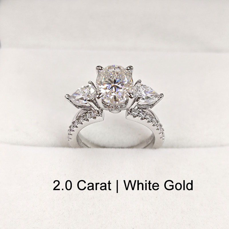 Unique Oval Cut Insert Sterling Silver Wedding Ring Set