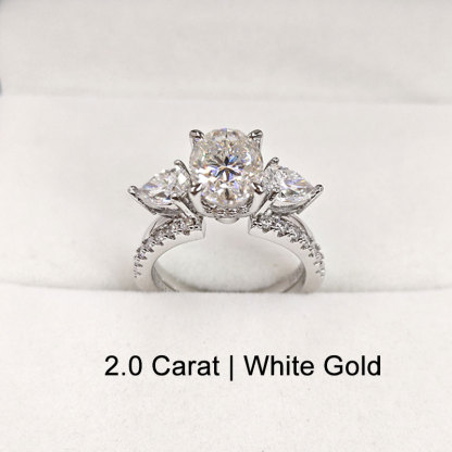 Unique Oval Cut Insert Sterling Silver Wedding Ring Set