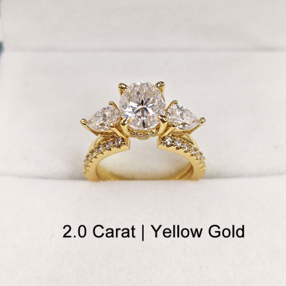 Unique Oval Cut Insert Sterling Silver Wedding Ring Set