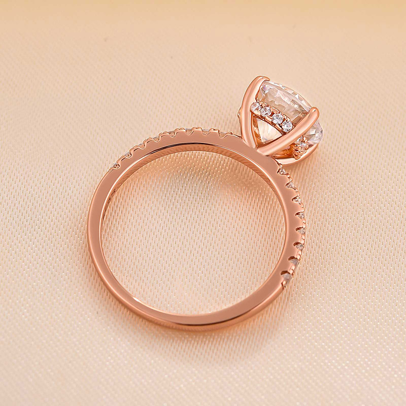 2Ct Classic Round Cut Engagement Ring for Her 4 prong In Sterling Silver-Sterling Silver-lornajewelry