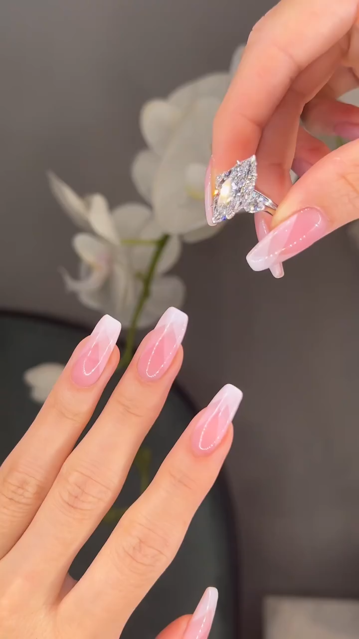 4Ct Marquise Cut Three Stone Engagement Ring In Sterling Silver