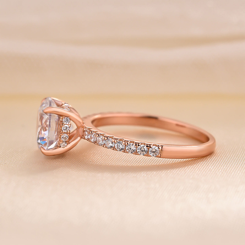 2Ct Classic Round Cut Engagement Ring for Her 4 prong In Sterling Silver-Sterling Silver-lornajewelry