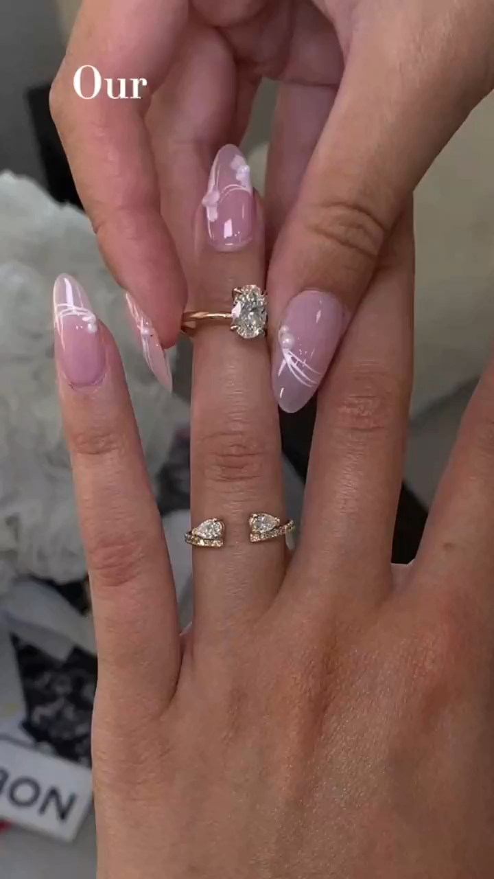 4Ct Unique Oval Cut Insert Sterling Silver Wedding Ring Set