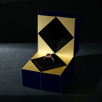 Lornajewelry Changeable Rubik's Cube Ring Box