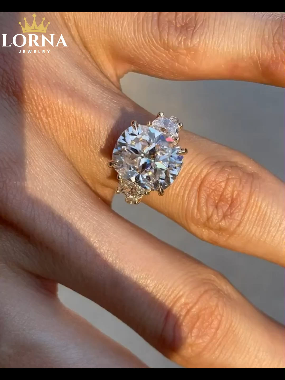 7Ct Noble Cushion Cut Three Stone Engagement Ring In Sterling Silver