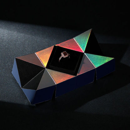 Lornajewelry Changeable Rubik's Cube Ring Box