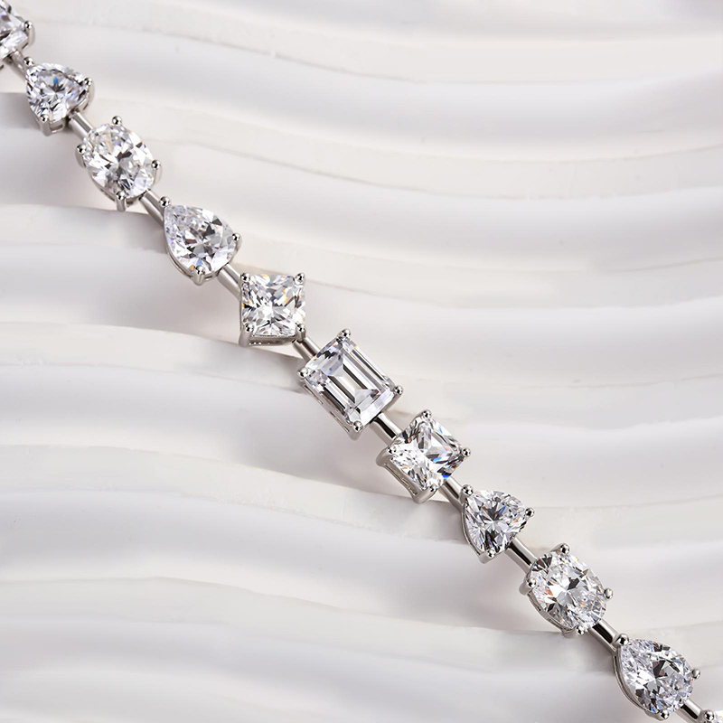 Stunning Unique Design Bracelet for Women In Sterling Silver-Sterling Silver-lornajewelry