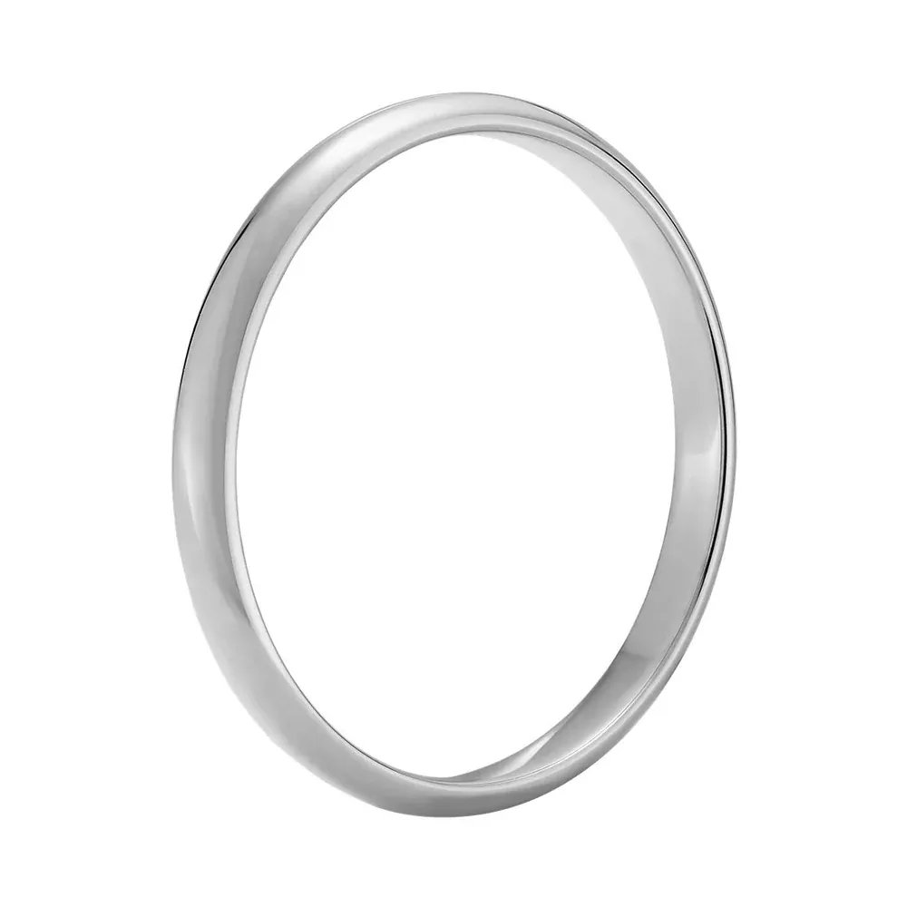 High Polished Classic Comfort Fit Wedding Band-Sterling Silver-lornajewelry