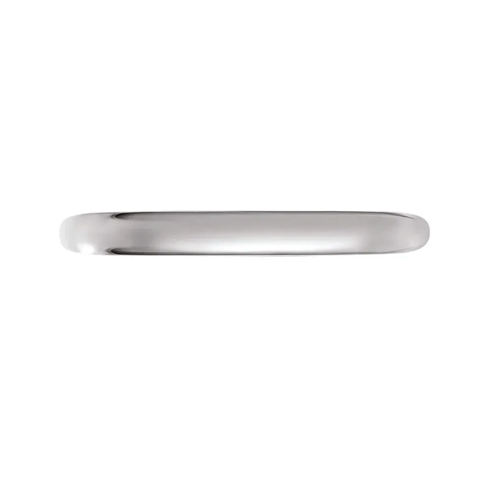 High Polished Classic Comfort Fit Wedding Band-Sterling Silver-lornajewelry