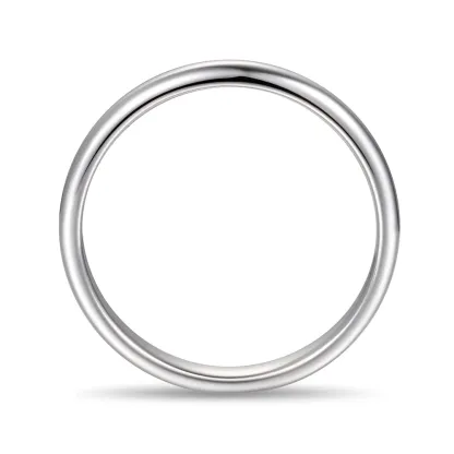 High Polished Classic Comfort Fit Wedding Band-Sterling Silver-lornajewelry