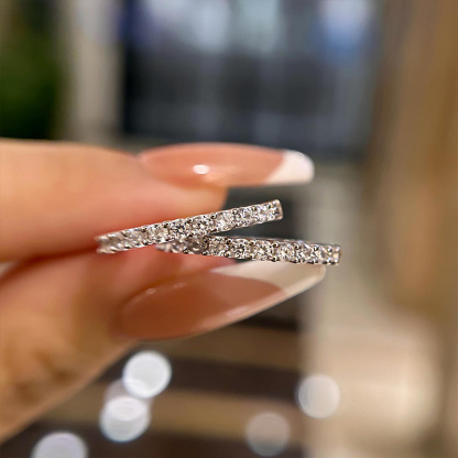 Women's Classic Round Cut Hoop Earrings In Sterling Silver-Sterling Silver-lornajewelry