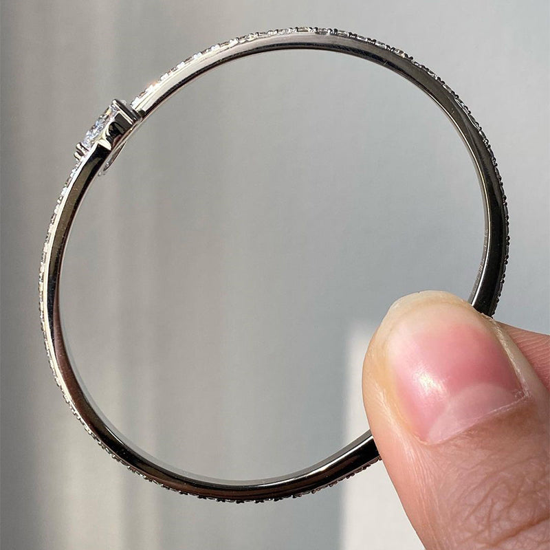 Special Pear Cut Bracelet For Women-Sterling Silver-lornajewelry