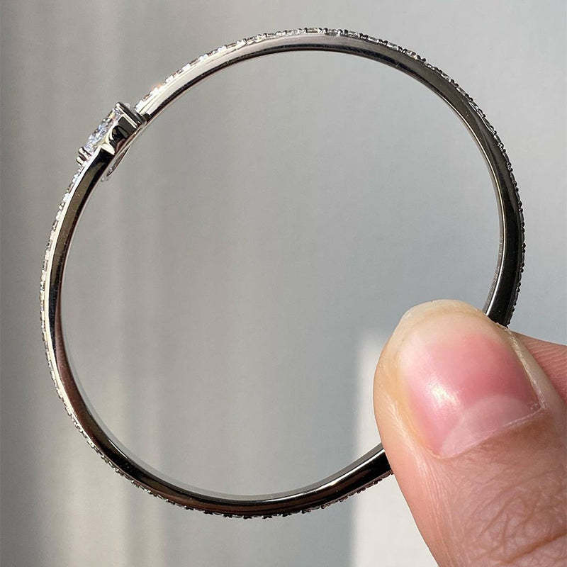 Special Pear Cut Bracelet For Women-Sterling Silver-lornajewelry