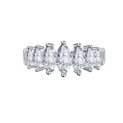 Fashion Popular Design Marquise Cut Wedding Band 