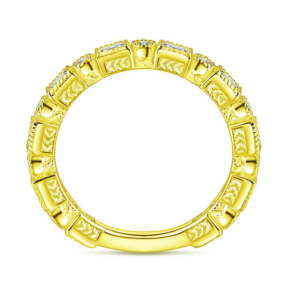 [Copy][Copy][Copy][Copy]Day Gifts Leaf Statement White Yellow Gold Rose Gold Wedding Band