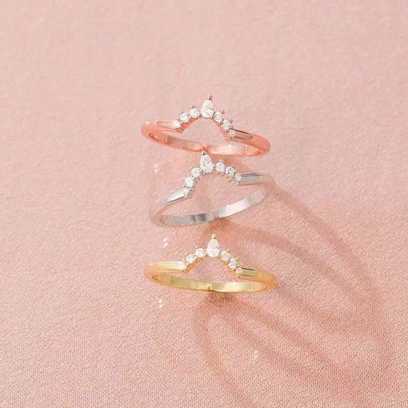 Pear Cut Women Engagement Band 