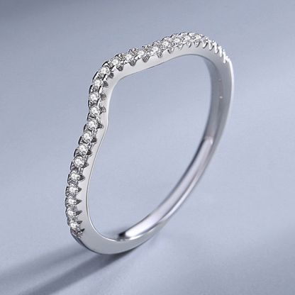 1Ct Moissanite Round Cut Intertwined Band Wedding Ring Set-Sterling Silver-lornajewelry