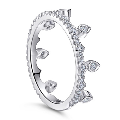 [Copy][Copy][Copy][Copy][Copy]Day Gifts Leaf Statement White Yellow Gold Rose Gold Wedding Band