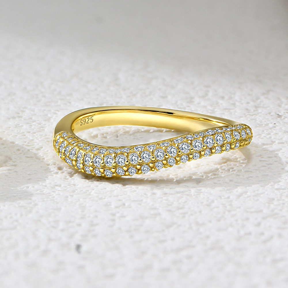 2Ct Pear Cut Pave Crossover Bridal Ring Set for Women In Sterling Silver