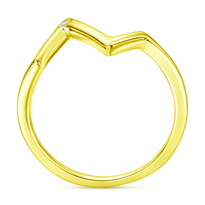 [Copy]Day Gifts Leaf Statement White Yellow Gold Rose Gold Wedding Band