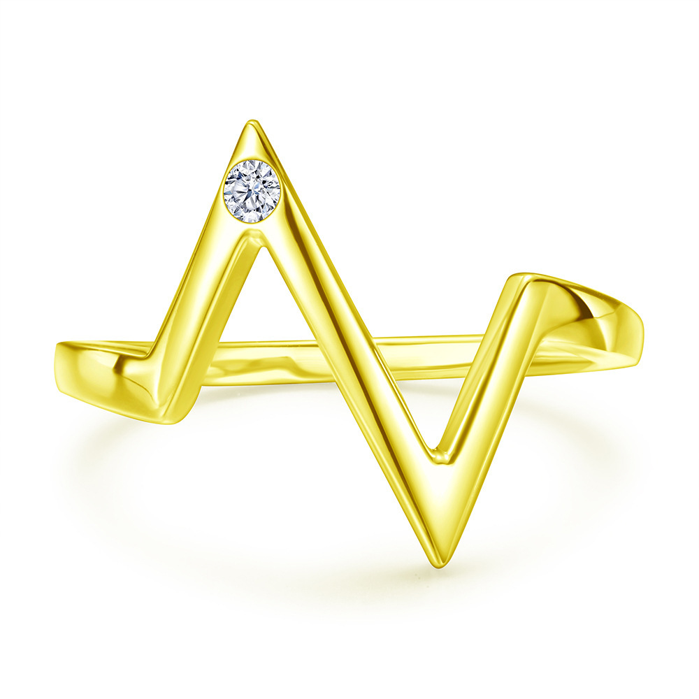 [Copy]Day Gifts Leaf Statement White Yellow Gold Rose Gold Wedding Band