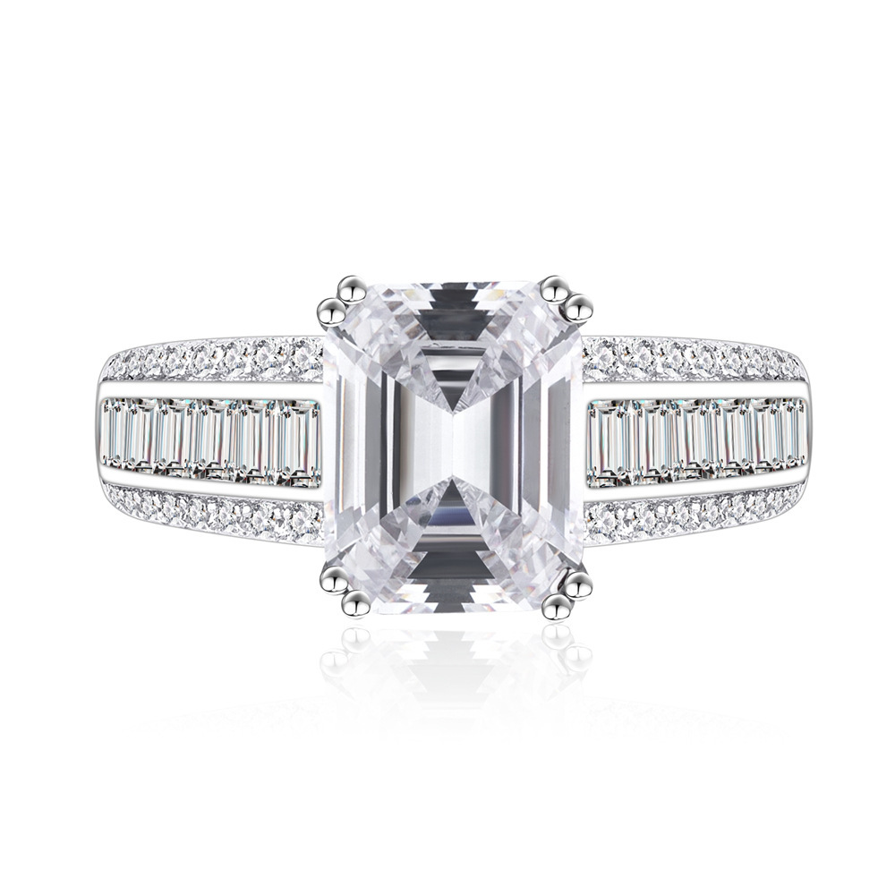 1.5Ct Moissanite White Round Cut Halo Infinity Style Wedding Ring Set-lornajewelry