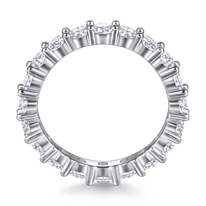 S925 Silver Ring for Women Full Circle Unique Design