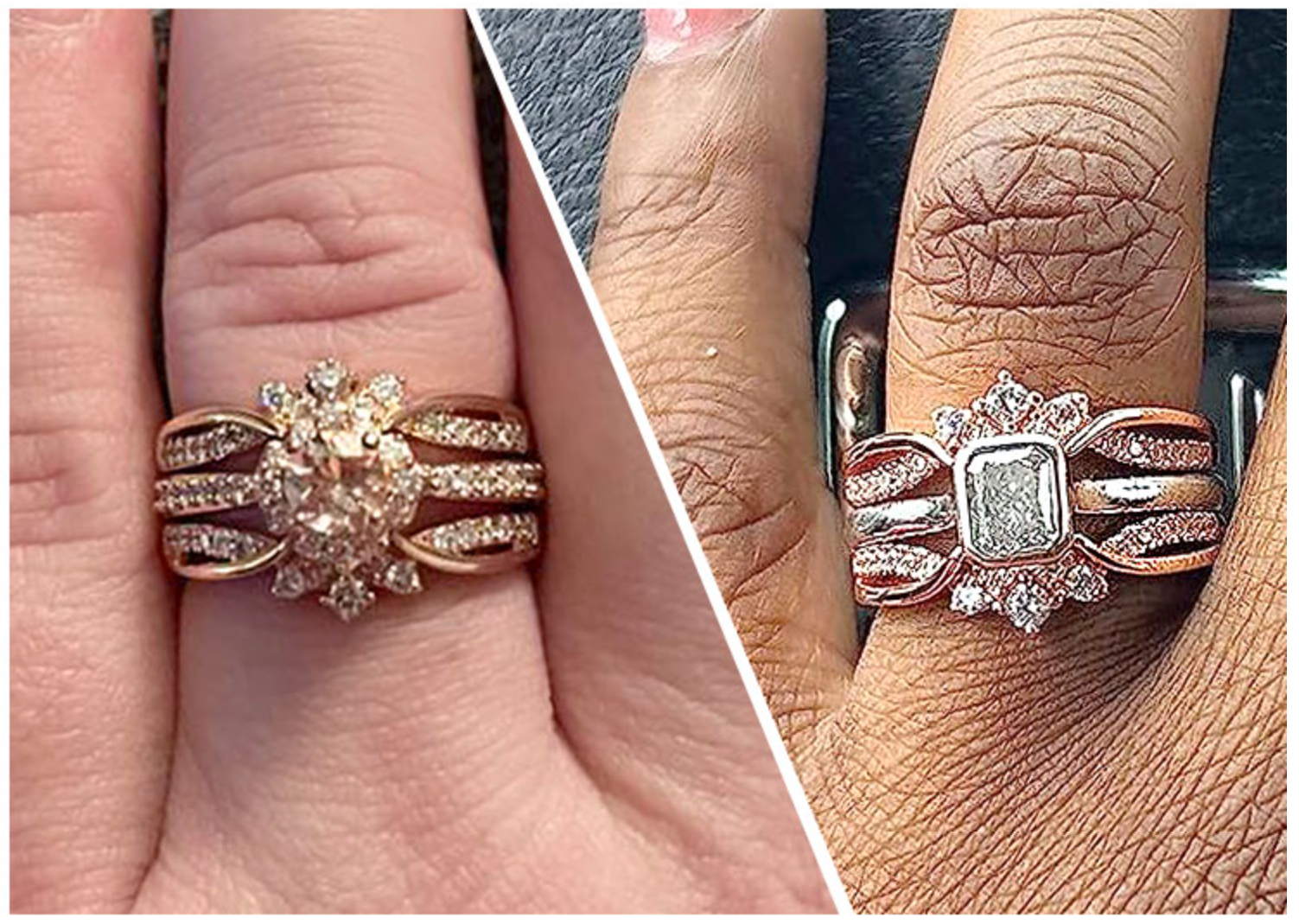 Sterling Silver Guard Ring Enhancer for Engagement Rings Stackable Elegant Adjustable